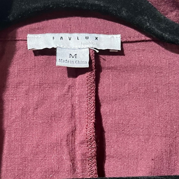 FAVLUX Cotton Maroon High Low RollUp Sleeves - Picture 3 of 9